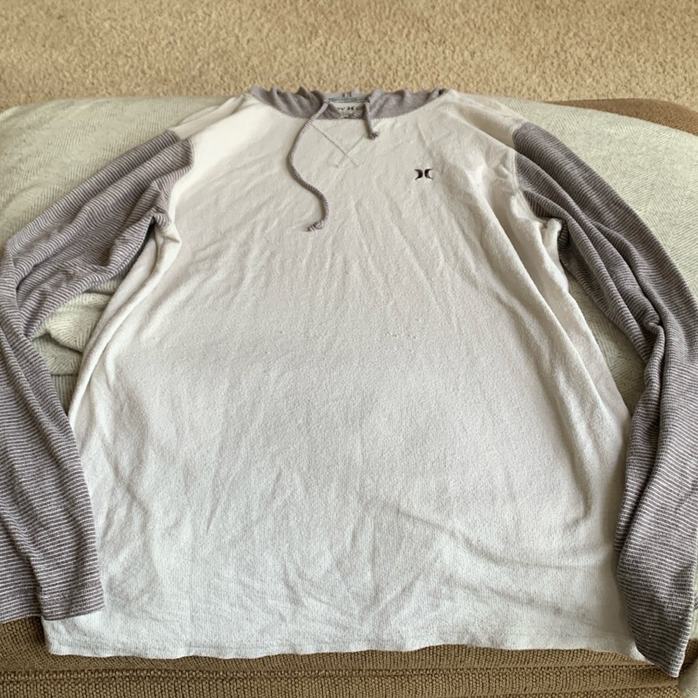 Hurley long sleeve hoodie shirt